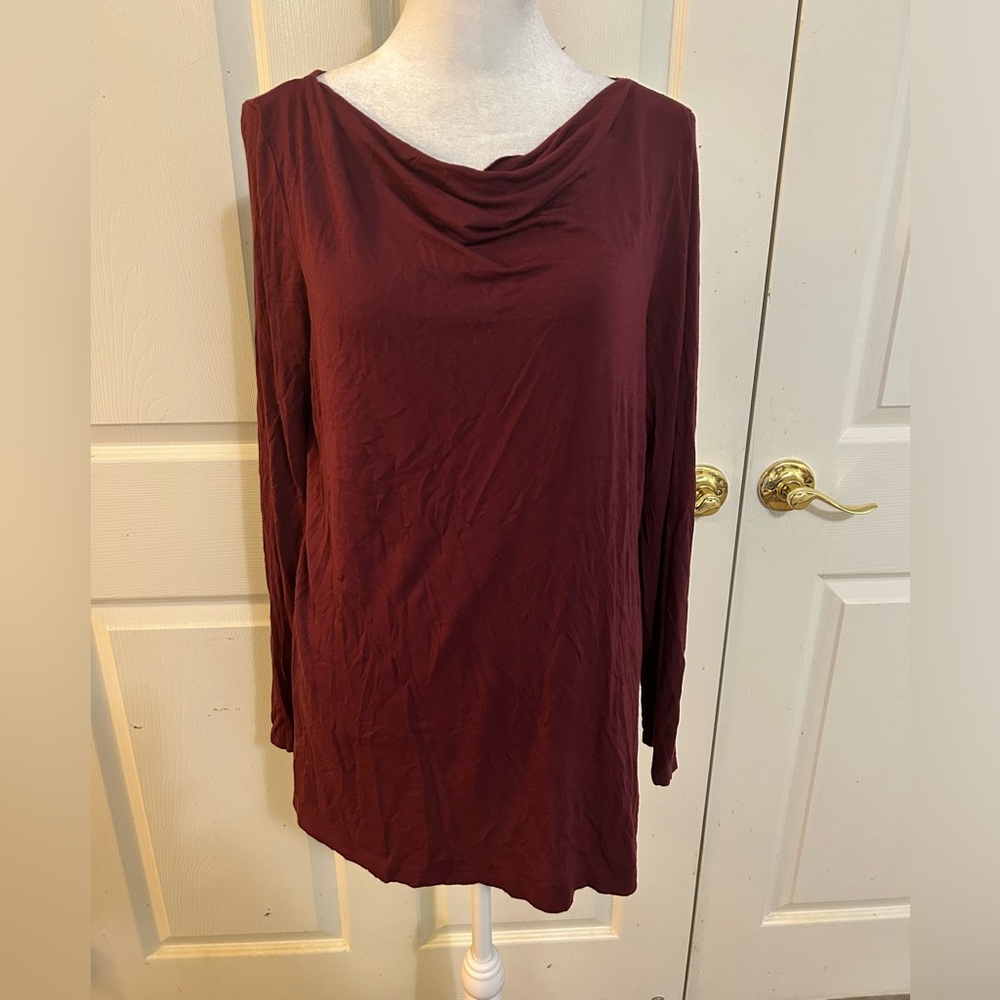 Paraphrase burgundy tunic, Medium